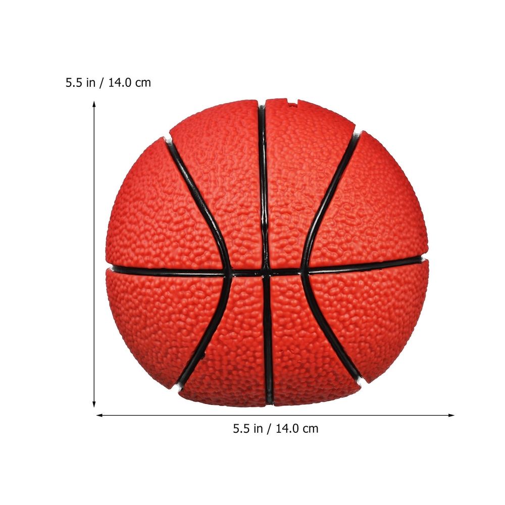2-Pack Sports Banks with Basketball and Soccer Design Money Storage Jars