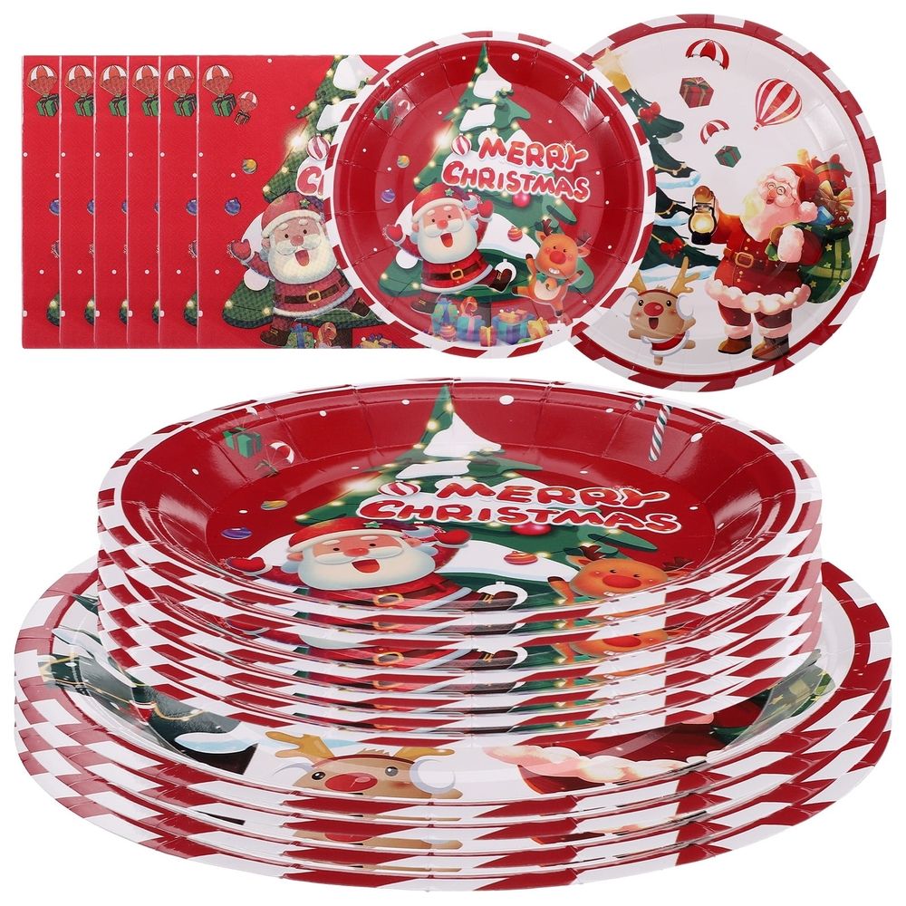 Tableware,40 Piece Christmas Themed Tableware Set
