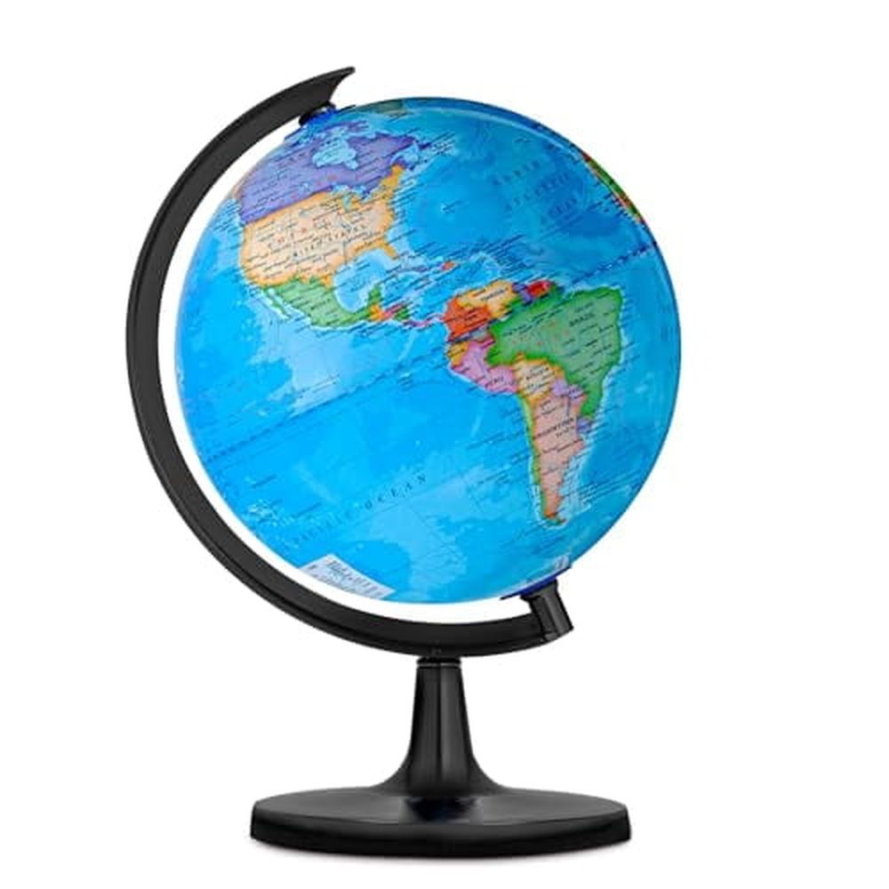 8" Kids Globe,Political Globe with HD Waterproof Surface & Writable & Erasable Globe & Bright Colors to Stimulate Children\'s Interest,Funny Educational Tools & Desk Decoration & Gifts