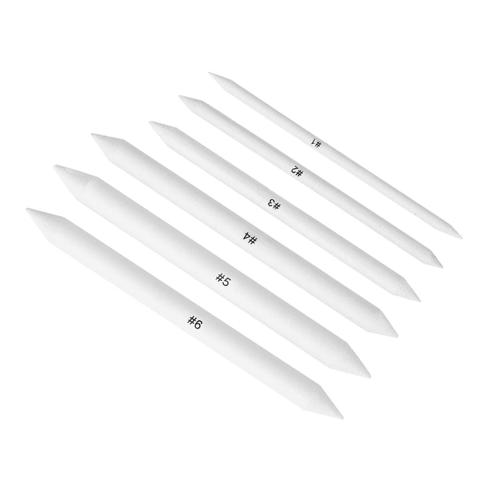 6pcs Sketching Drawing Pencils Set Erasable Highlight Chalk Pencils for Beginners Artists Shading Blending and Sketch Art