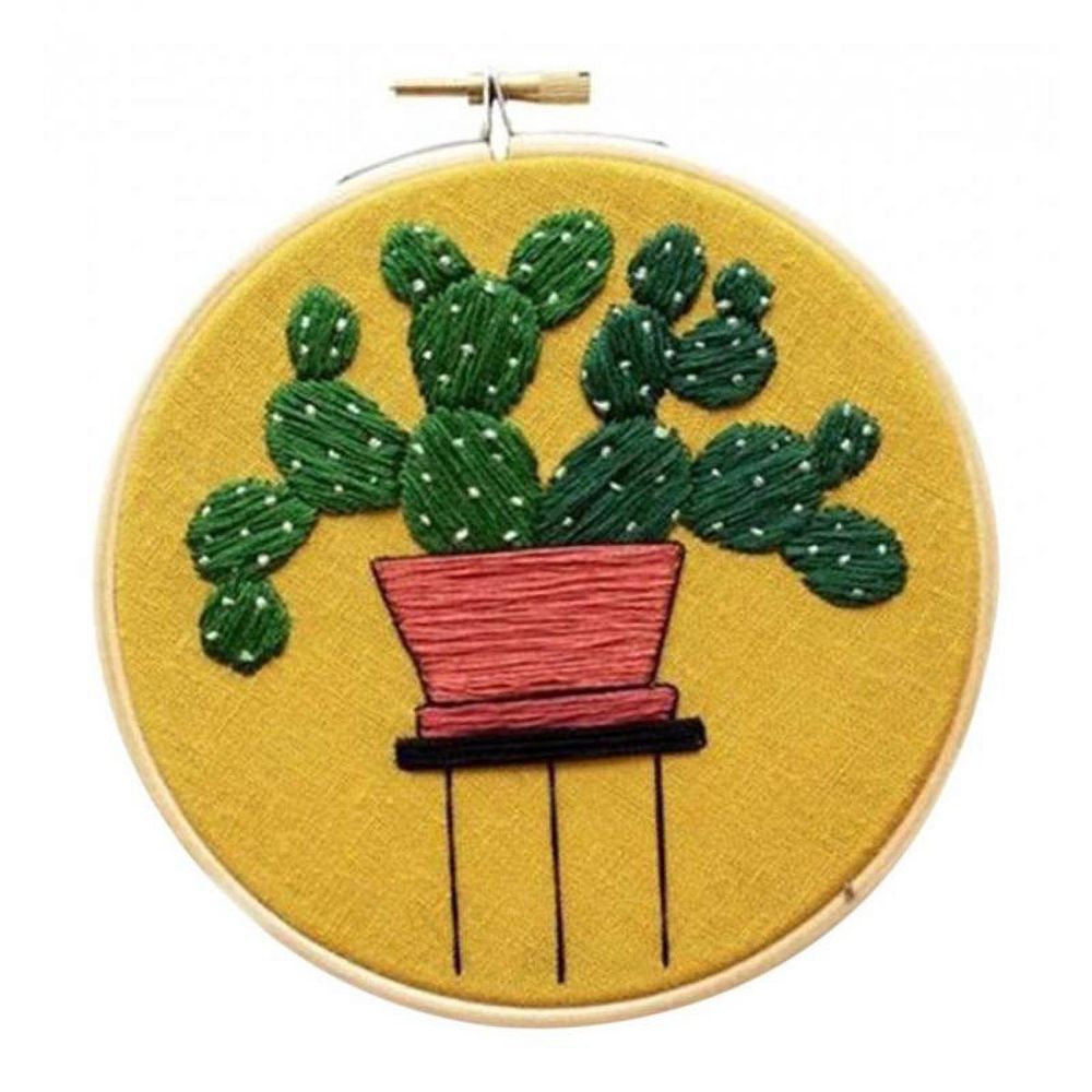 Cotton Embroidery Sets Material Potting Decoration Living