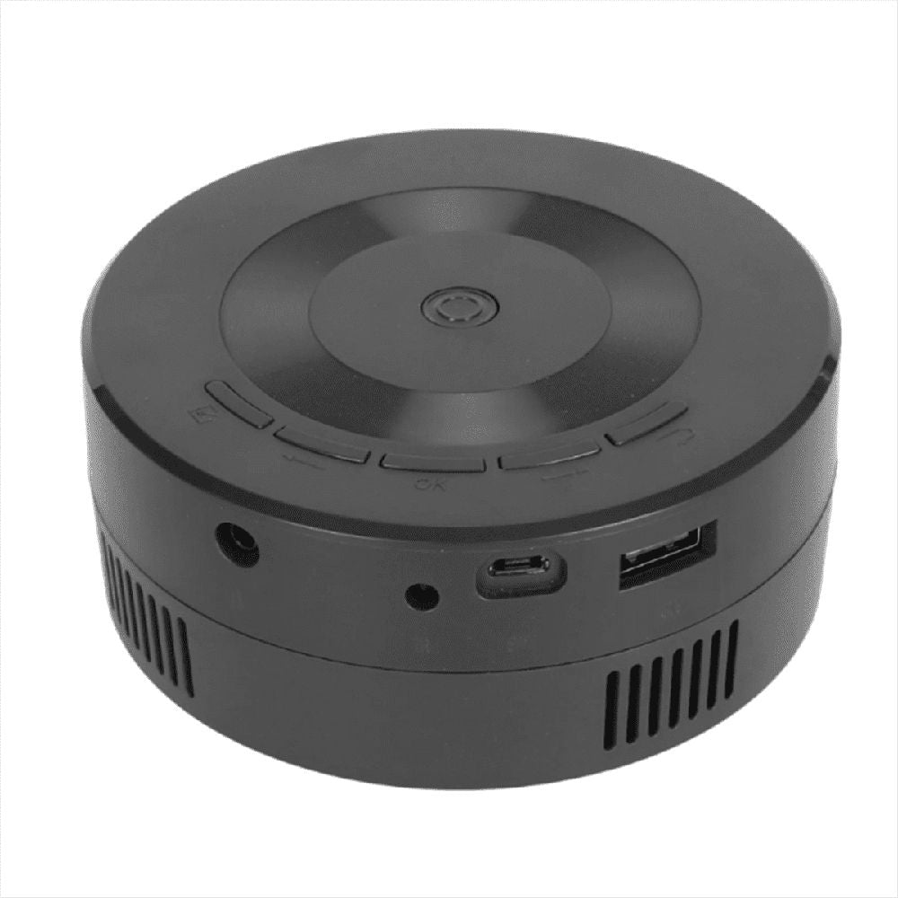 Mini LED Projector 1080p Built in Speaker Portable Small Home Projector with Wired Same Screen Function for IOS ,Android