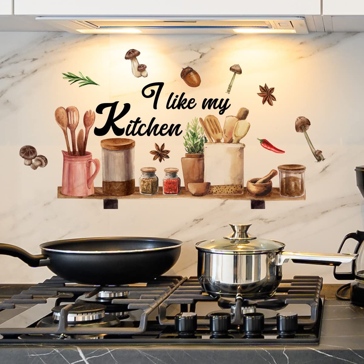 Kitchen Wall Stickers Kitchen Quotes Wall Decals I Like My Kitchen Wall Decals for Kitchen Wall Decor