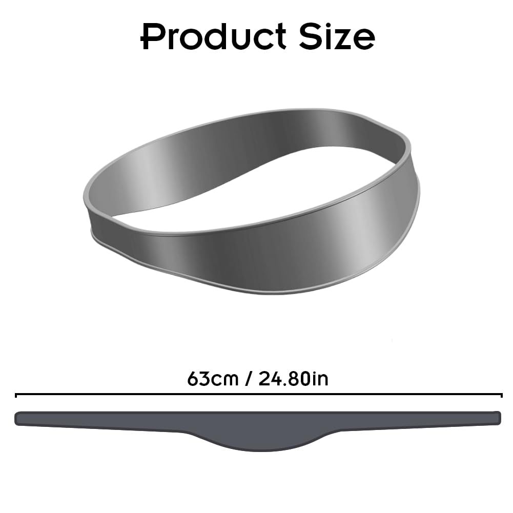 Adjustable Hair Trimming Guide Soft Silicone Hair Trimming Tool,Hair Styling Band DIY Self Haircutting Band for Home (Normal)