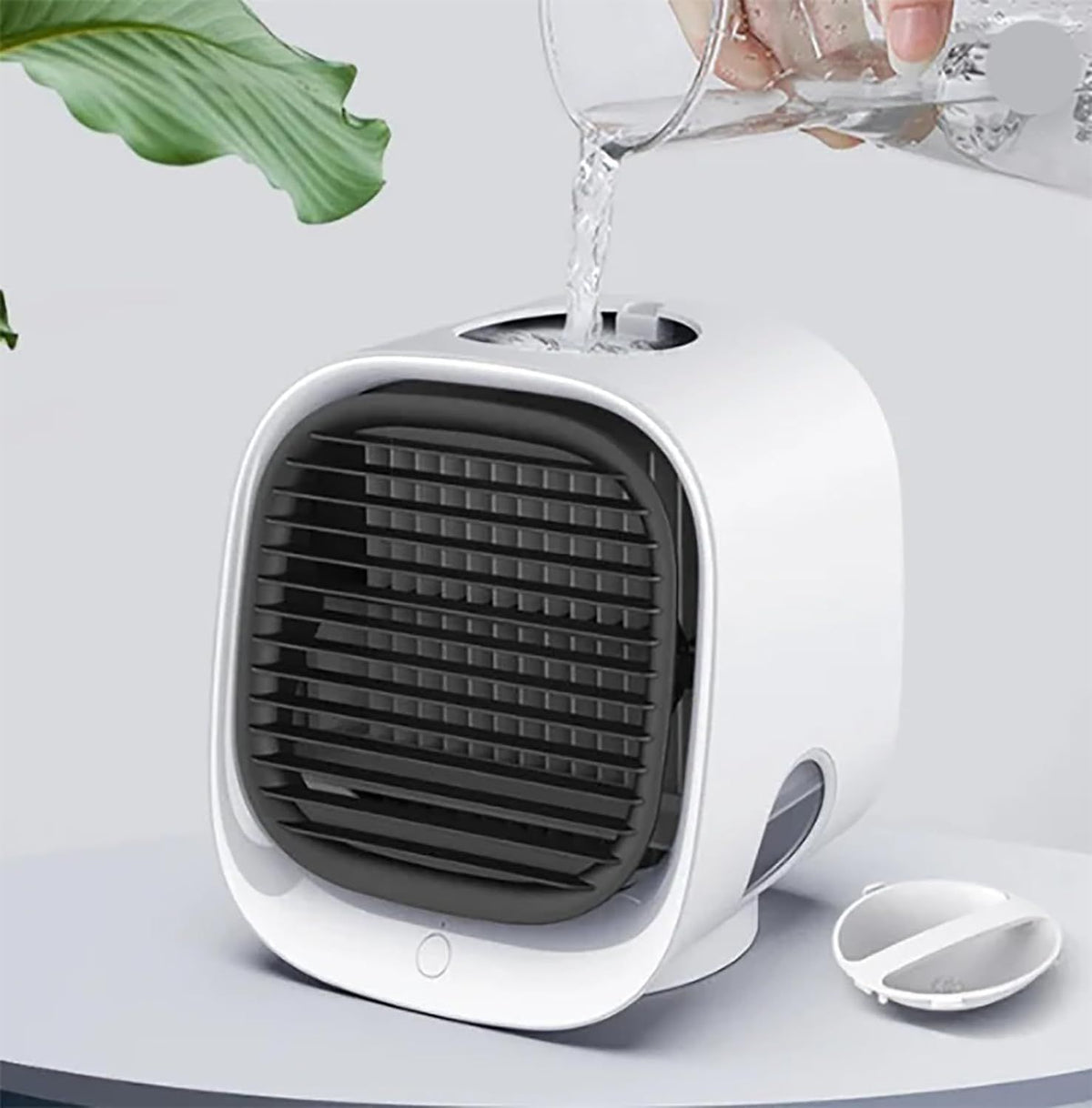 Portable Air Conditioners, New Upgrade Desktop Air Conditioner, Portable Air Cooler with Humidifier, Portable Evaporative (White)