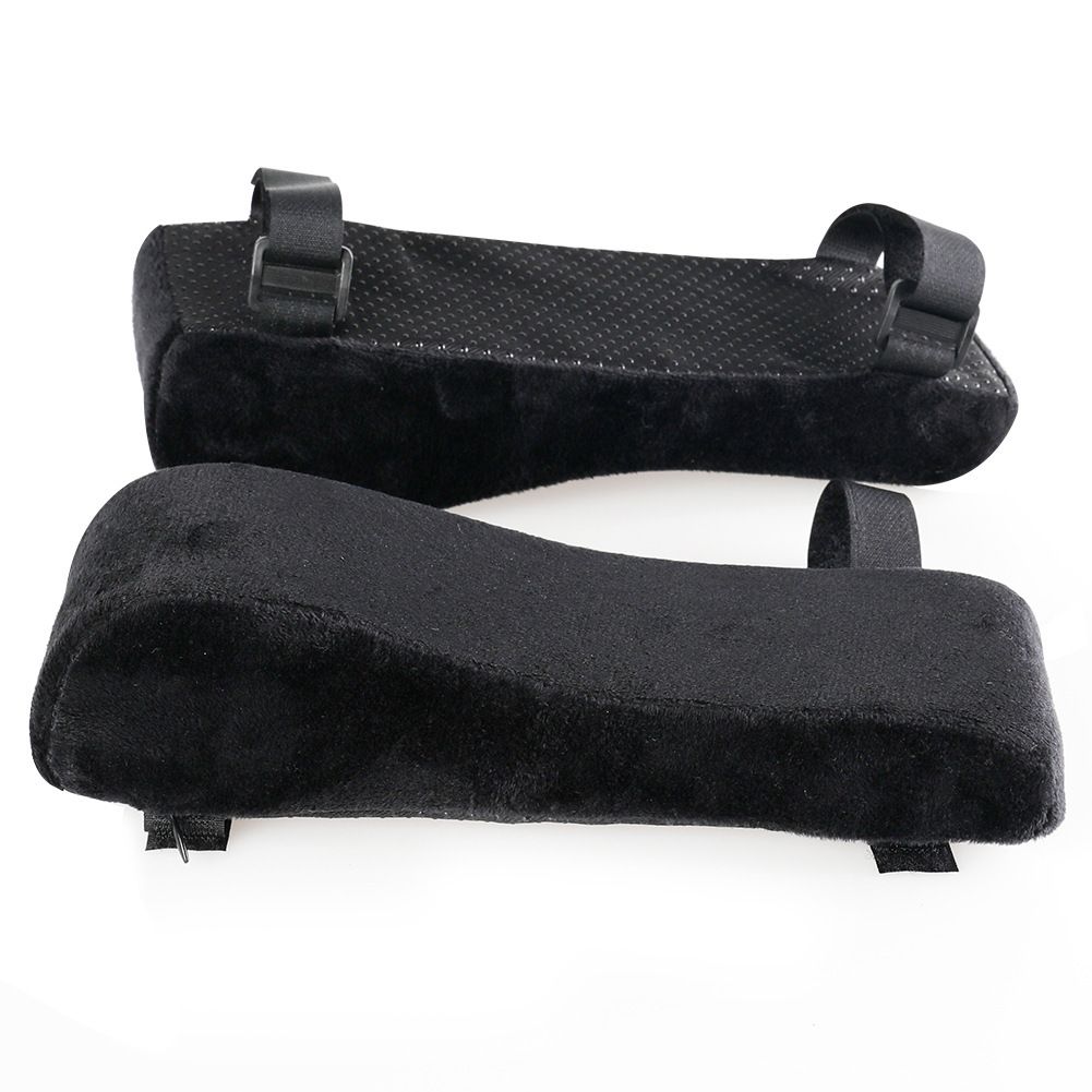 2pc Chair Armrest Pads, Widen & Thicken Ergonomic Chair Arm Pads with Memory Foam for Office Chairs, Gaming Chair