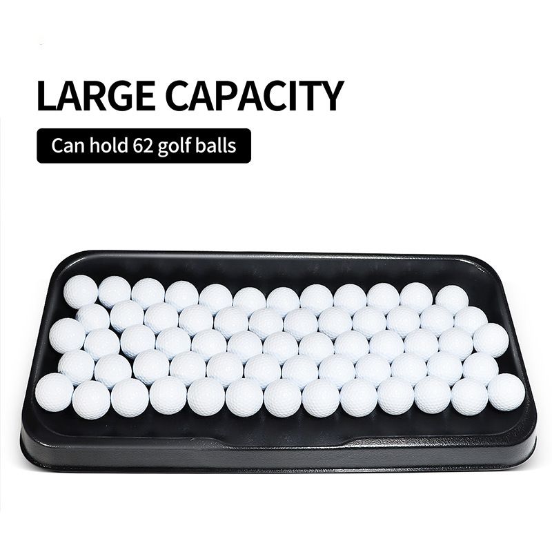 All-Weather Golf Ball Tray - 62 Ball Capacity - Compatible with All Hitting Mats - Black
Control Down at The Driving Range