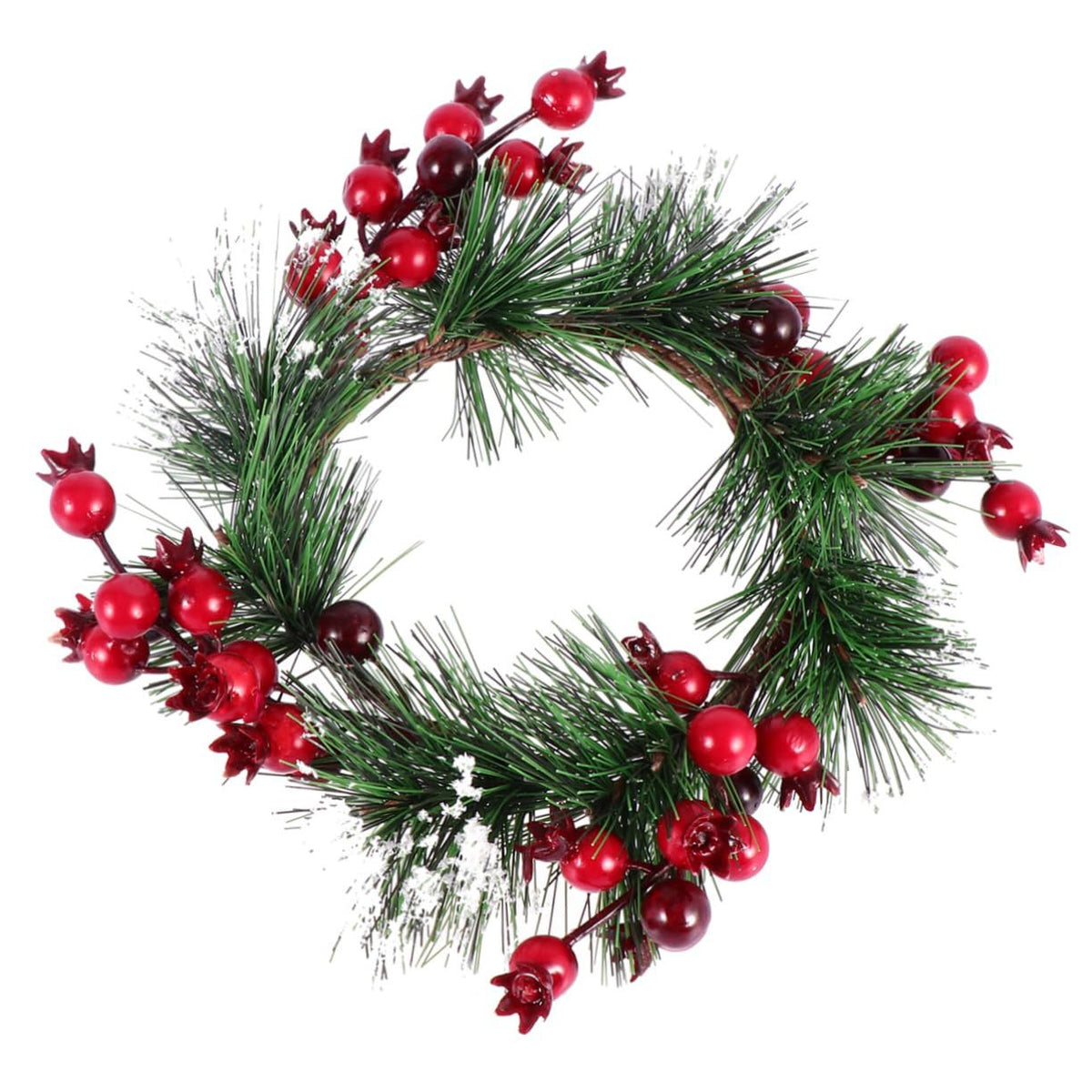 Xmas Table Centerpiece Xmas Garland Wreath Fake Plant Wreath Pine Cones Garland Holiday Tree Ornament Christmas Candle Garland