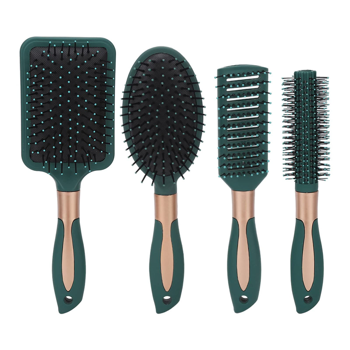 4 pcs Hair Brush Comb Set,Professional Salon Hair Brushes Set,Salon Hairdressing Styling Tool for Precise Styling and Manageable
