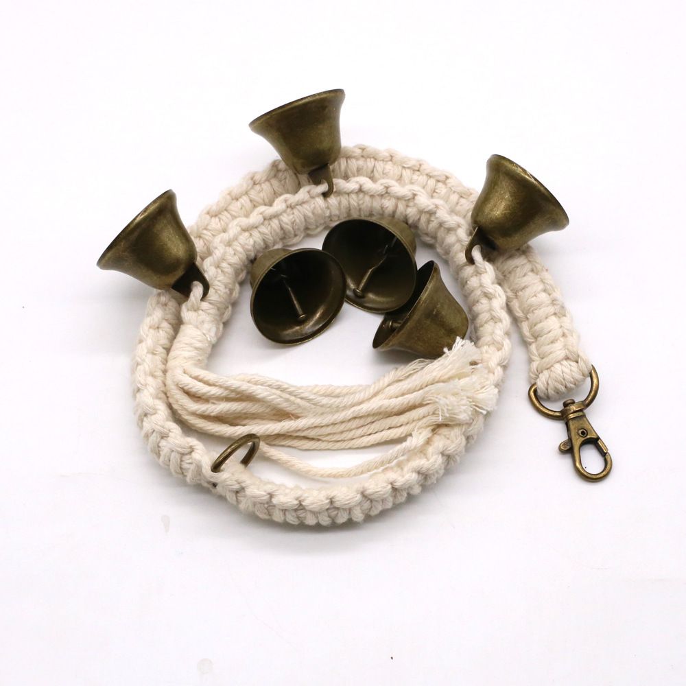 Adjustable Cotton Rope+Dog Training Dog for Training for Puppies Communication Tool Device for Small Dogs Pet Training Bells Potty
