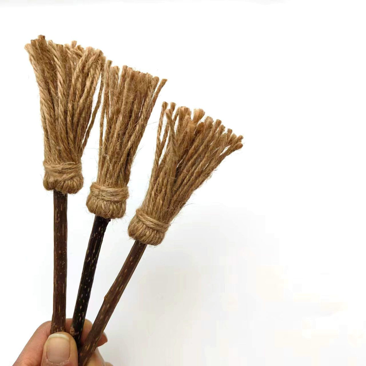 3pcs Cat Teaser Toys Broom Shape Cat Teaser Wands Catnip Cat Toys fo Kitten Cat Pet Toys Cat Treat Toy Chew Toys Chew