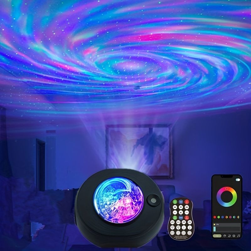 Star Projector Galaxy Projector, Happy Birthday Decorations Gift Night Light with Remote Starry Light Projector Twinkling Ceiling
