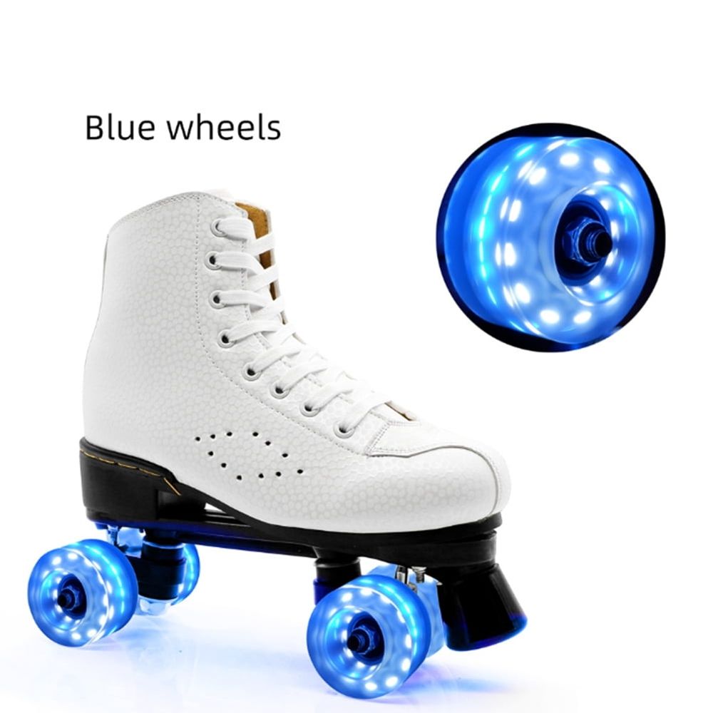 4 Roller Skate Wheels 58mm X 32mm Luminous Quad Roller Skateboard Wheels Outdoor Roller Skates Light Up Wheels Colorful