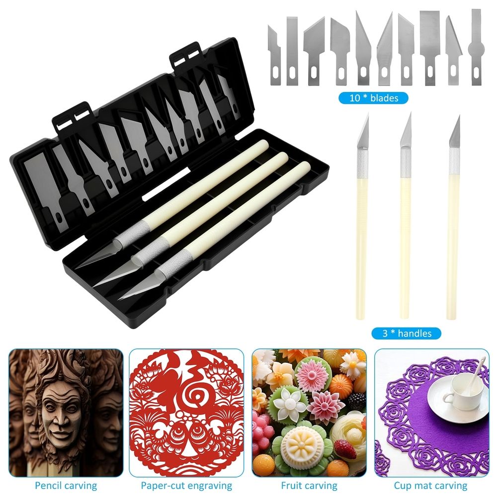 42Pcs 3D Printer Tool Kit Multipurpose 3D Printer Accessories Set with Files Tweezers Needle Nosed Pliers for Deburring Engraving Trimming