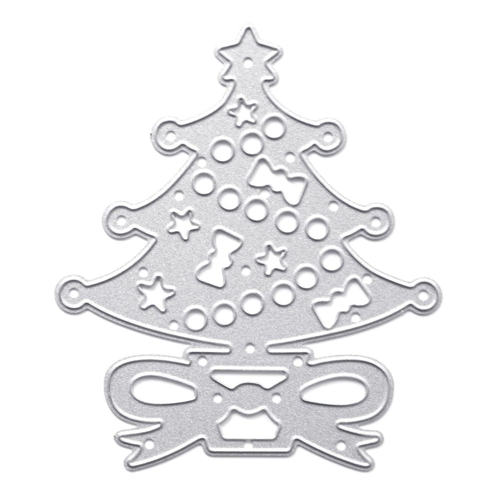 Christmas Tree Metal Cutting Dies Stencil DIY Scrapbooking Album Paper Card Template Mold Embossing Craft Decoration