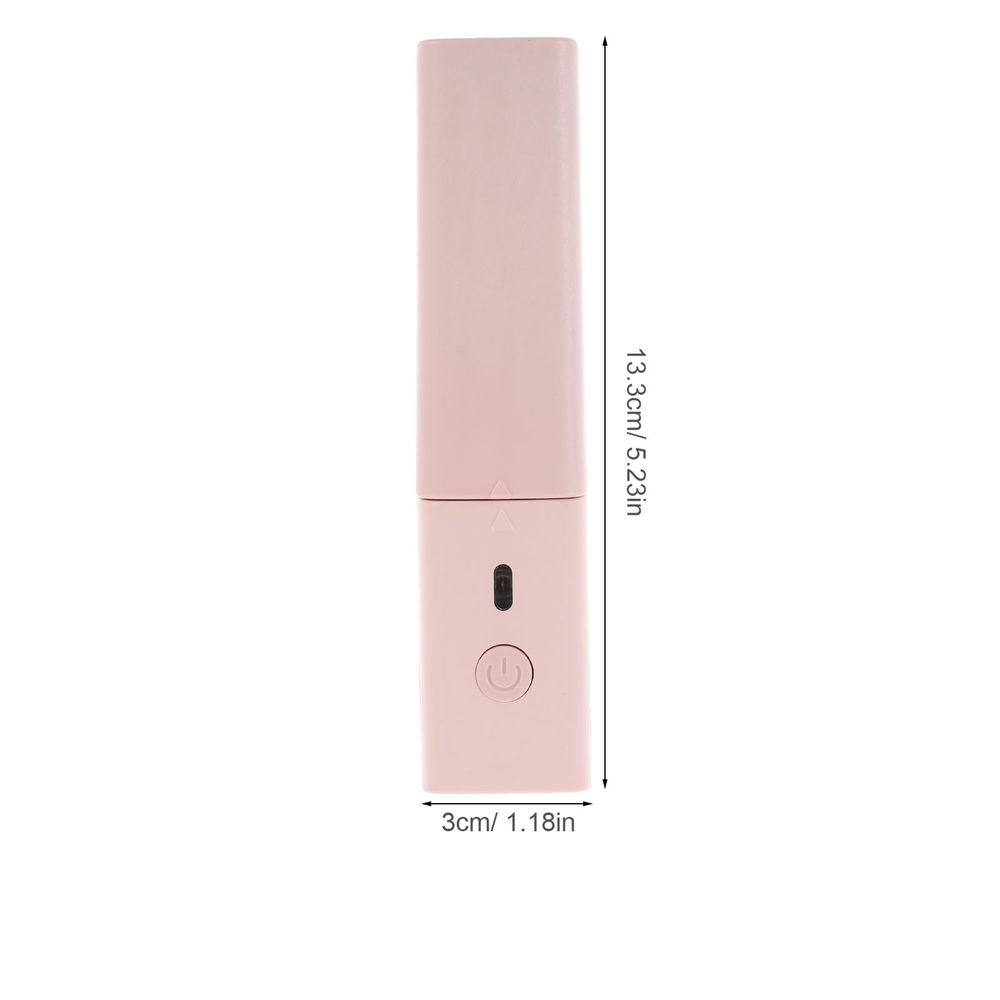 Portable Dual Functionality Curling Wand for Women Pink 1Pack