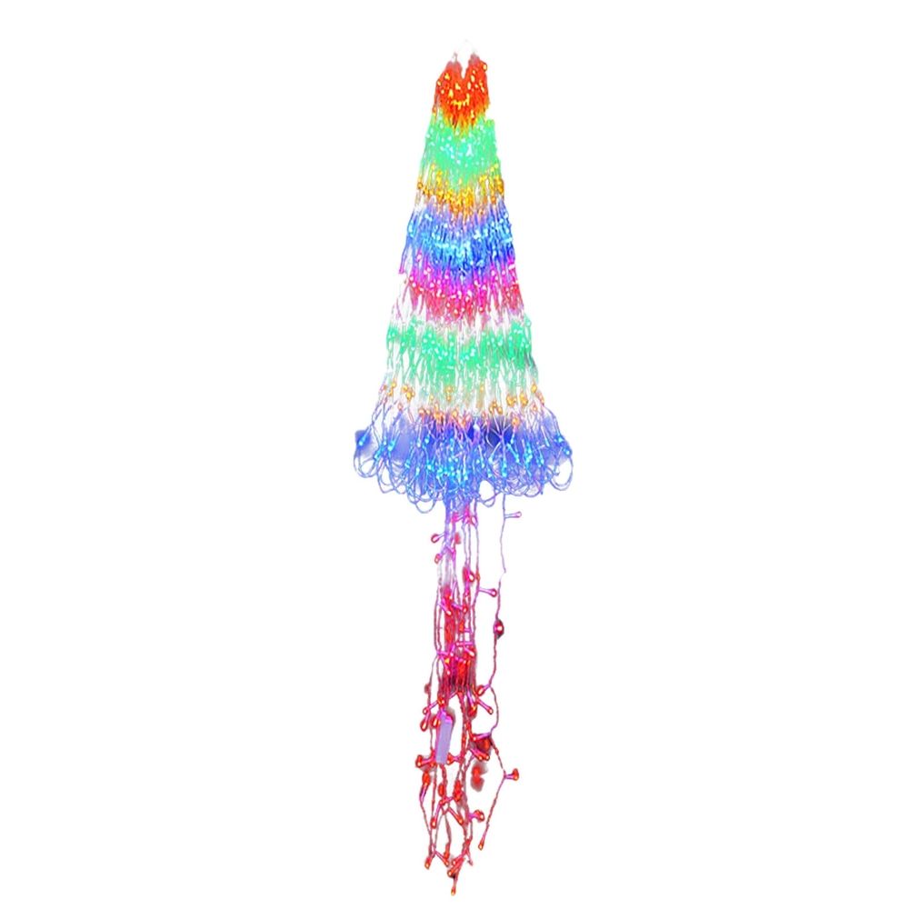 LED Peacock Net Lights Fishing Net Lights Christmas Decorative Lanter Lights Outdoor rainproof for Festive Tree Garden Party Decorations