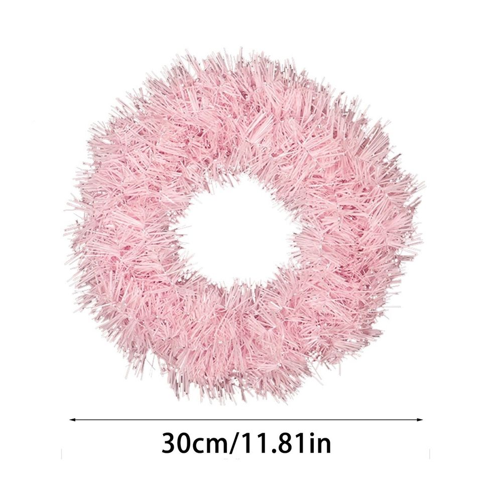 Wreath Wreath Christmas Wreaths for Front Door 18 Inch with Merry Christmas Sign Holiday Door Wreath Xmas Wreath for All Seasons Home Decor Pink