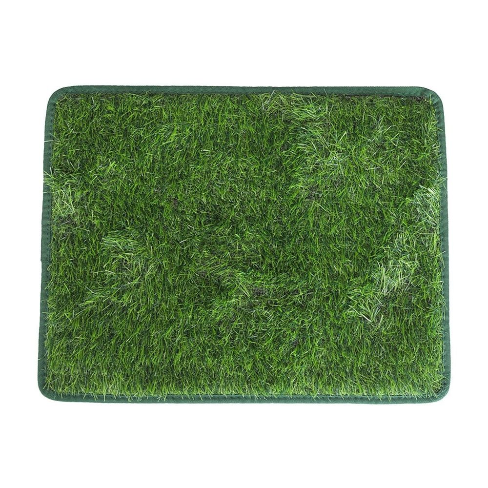 Artificial Grass Mat for Dogs Indoor and Outdoor, Realistic Dog Potty Training Grass, Portable Pet Toilet Mat for Courtyard Decoration, Drainage and Quick Dry