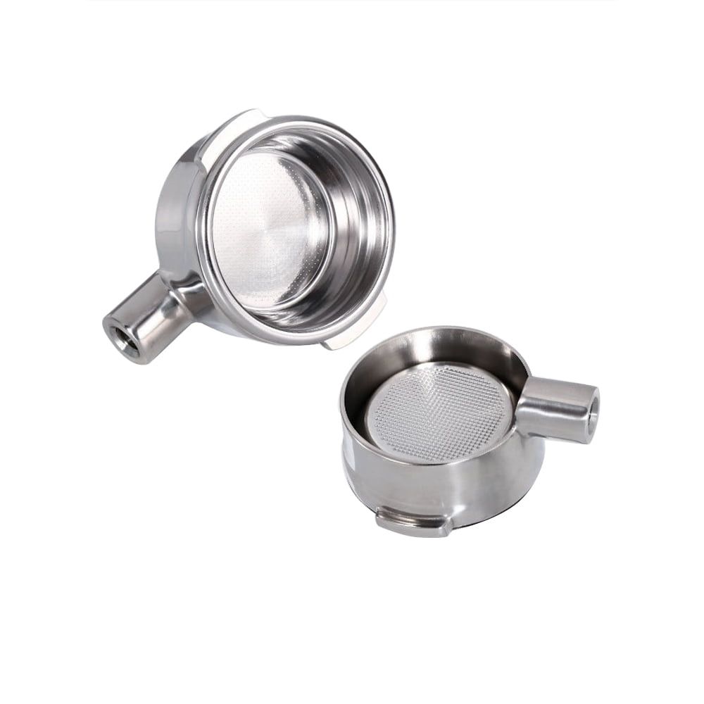 58mm/2.3in Coffee Bottomless Portafilter Compatible with Universal E61 58mm/2.3in Brewing Head Coffee Makers1 Cup Filter Basket