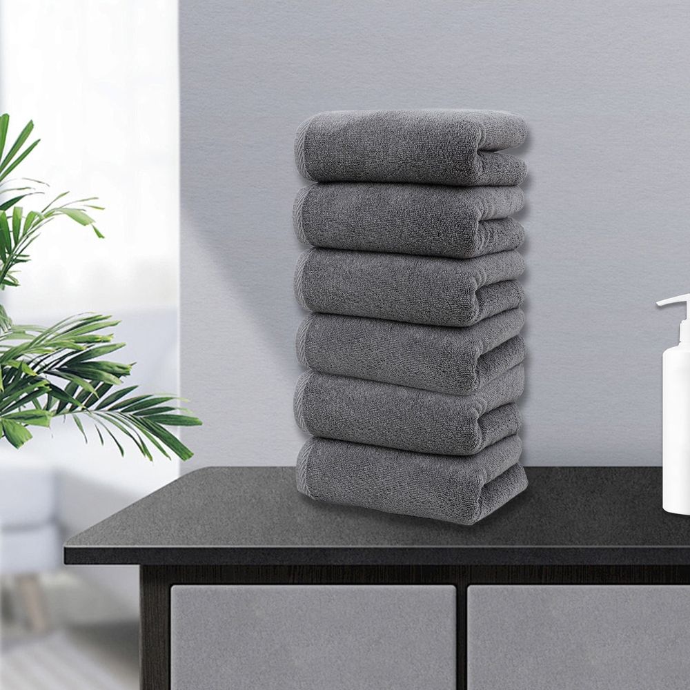 Tens Towels Pack of 6 Extra Large Bath Towels 13.8 x 30.7 Inches, Larger & Lighter, Quicker to Dry, Lighter Weight, Super Soft and Absorbent, Bathroom Towels