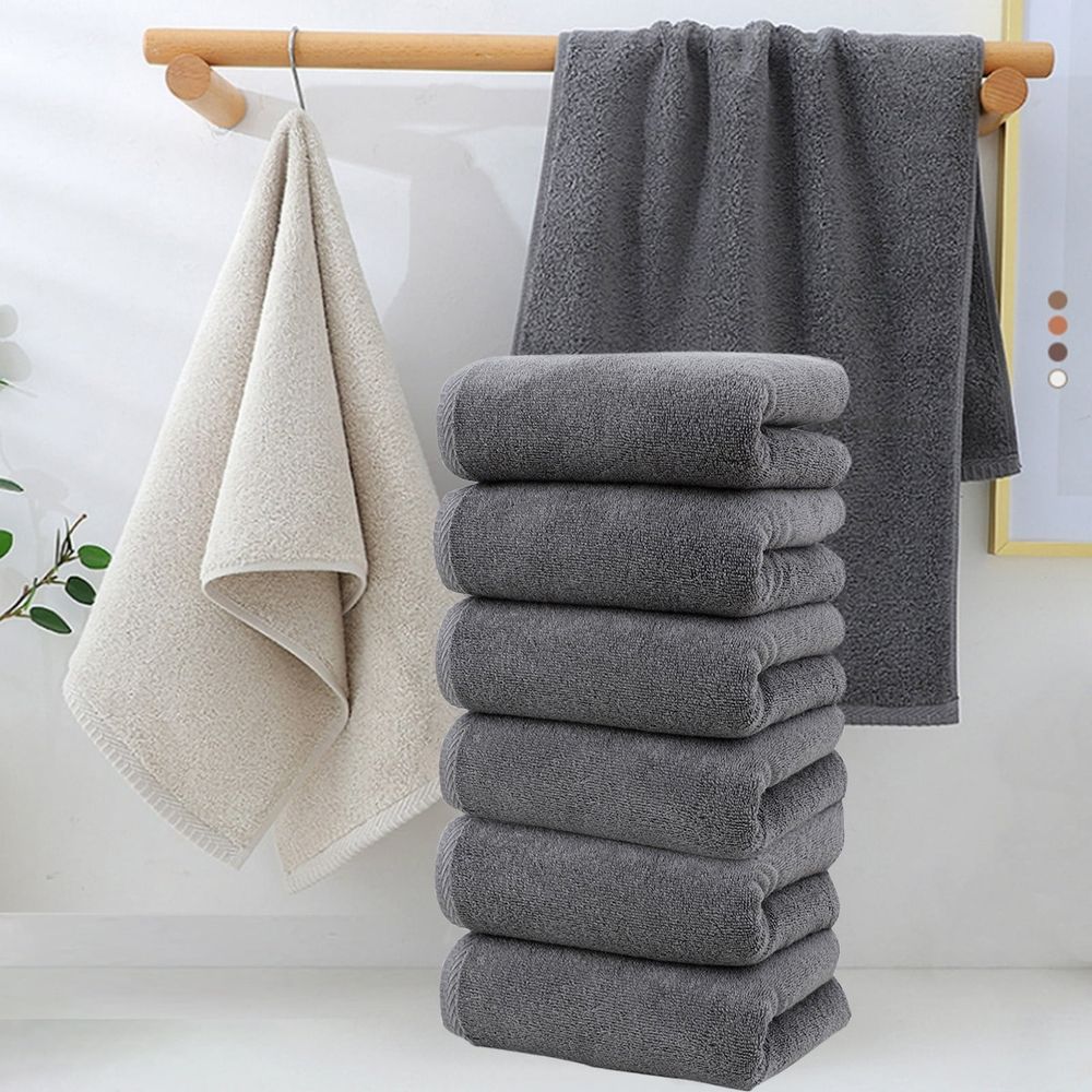 Tens Towels Pack of 6 Extra Large Bath Towels 13.8 x 30.7 Inches, Larger & Lighter, Quicker to Dry, Lighter Weight, Super Soft and Absorbent, Bathroom Towels