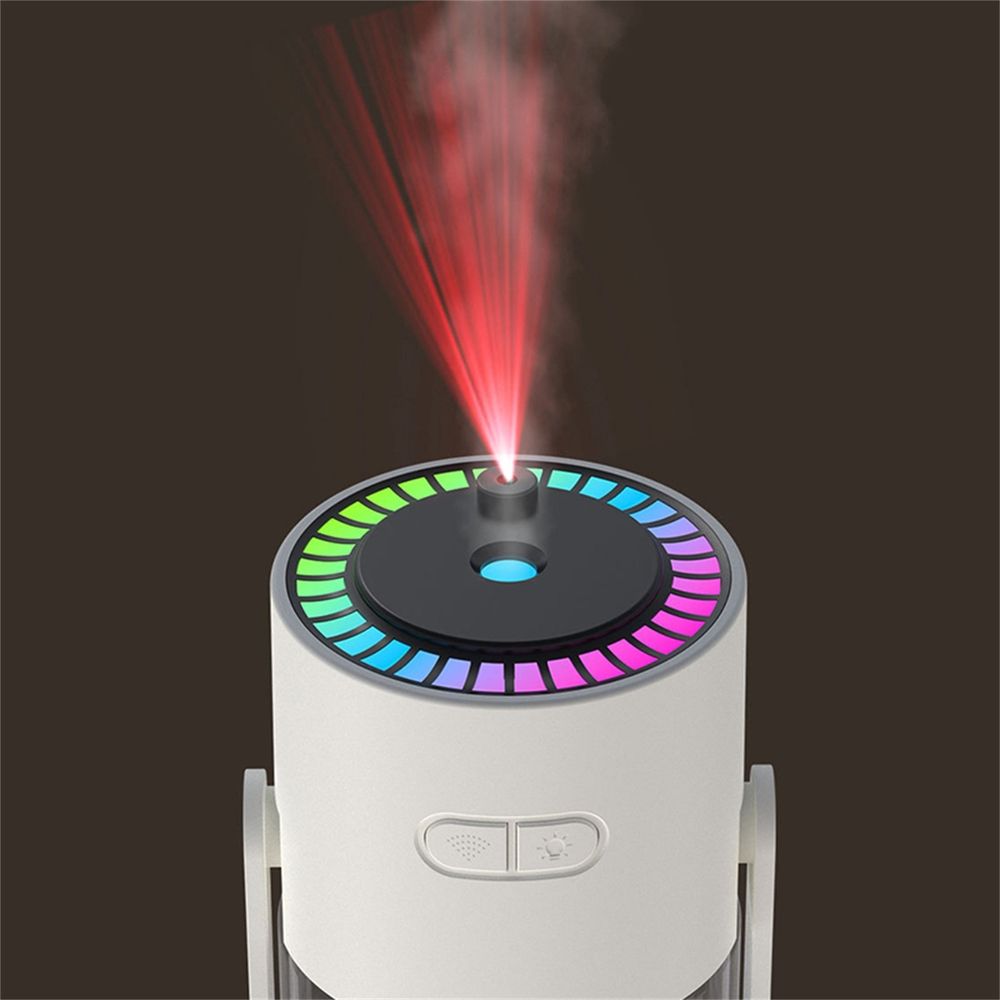 2-in-1 Humidifier & Star Projector Night Light, Small Personal Car Humidifiers with Changing LED, Portable Nightlight Projectors with Spray for Bedroom, Office and Car (Pink)