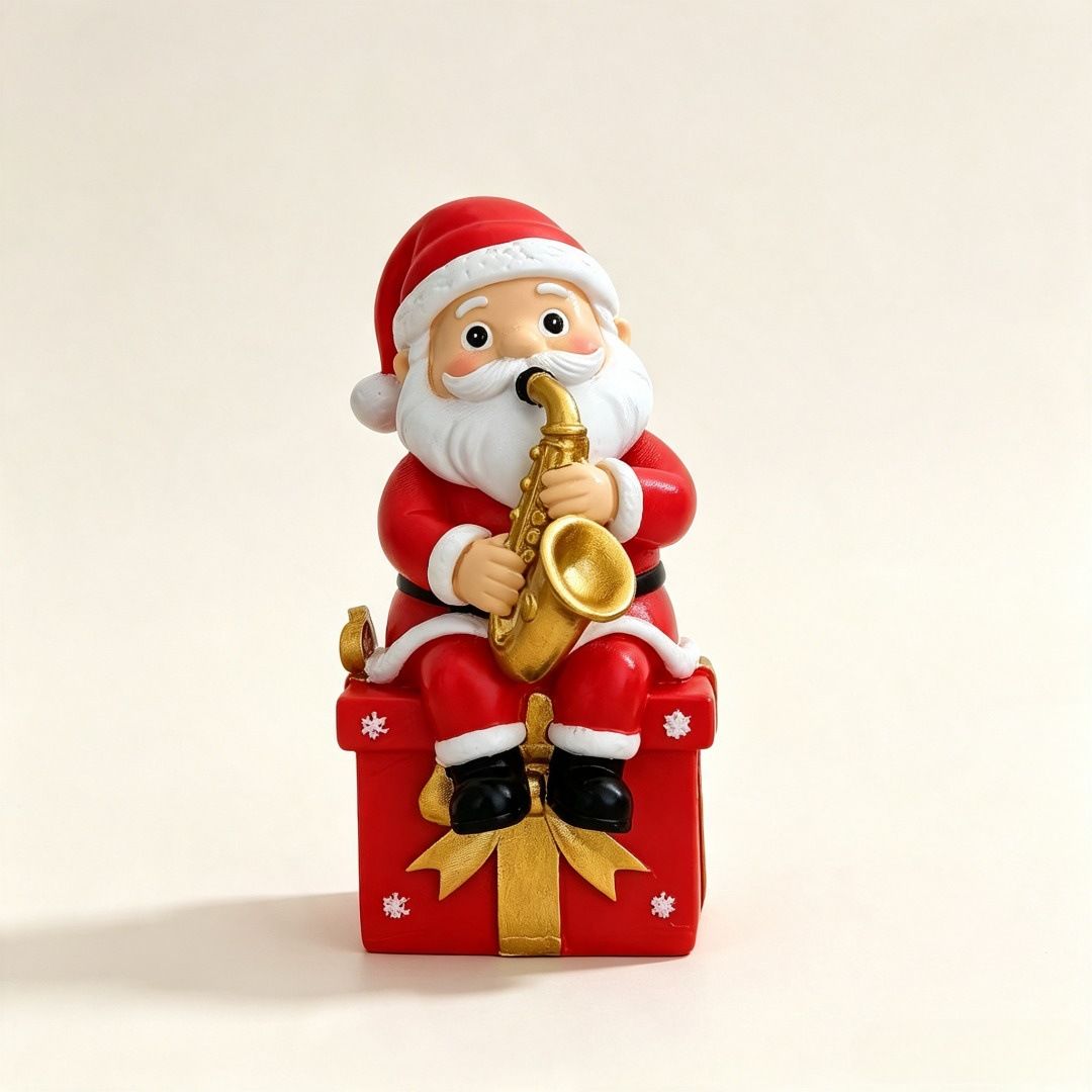 Musical Santa Figurine, Ringing in Winter Joy ๐ถ๐
(Singing Santa Claus)