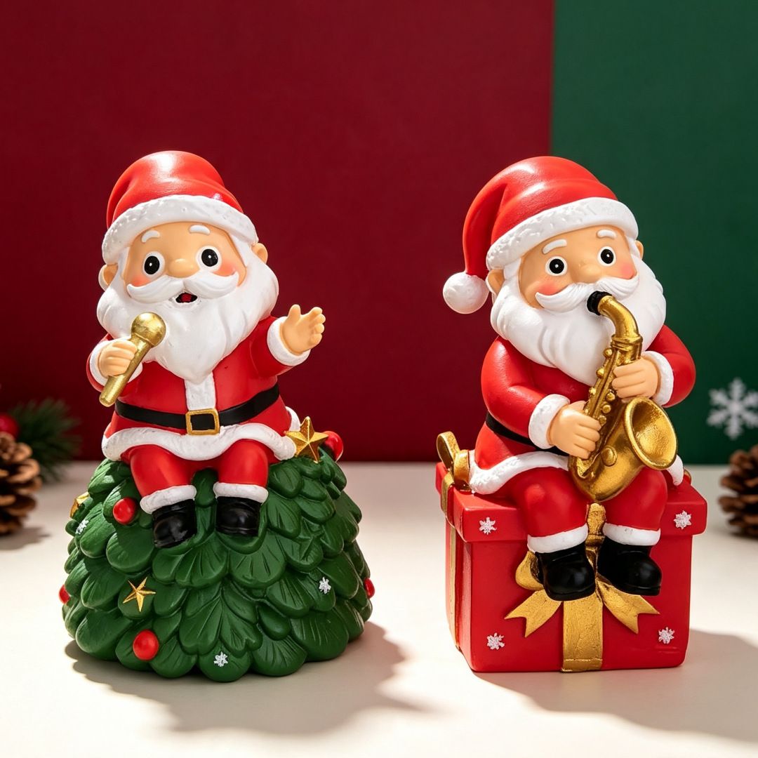 Musical Santa Figurine, Ringing in Winter Joy ๐ถ๐
(Singing Santa Claus)