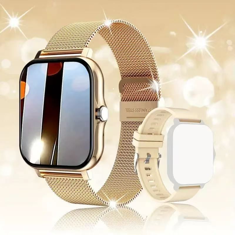Women'S Smart Watch Fashion Watch Fitness Tracker Australian Women'S Accessory - Gold - Size 01