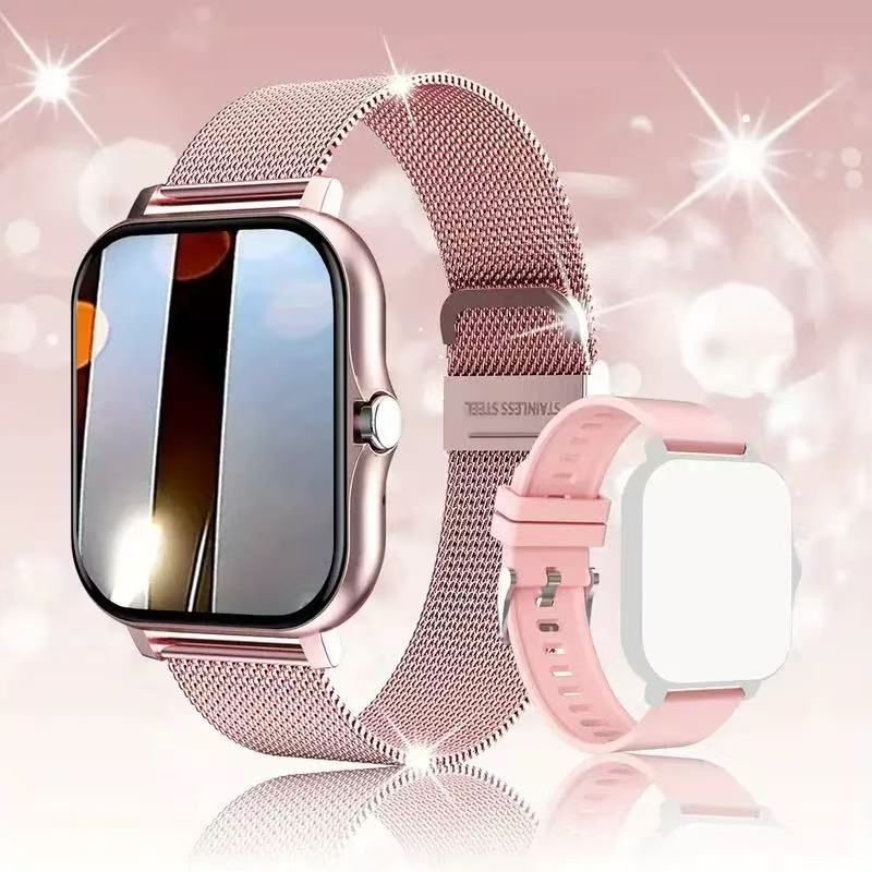 Women'S Smart Watch Fashion Watch Fitness Tracker Australian Women'S Accessory - Pink - Size 01