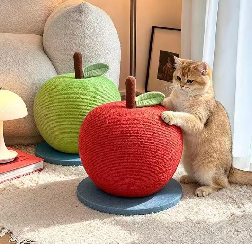Green Apple Cat Scratching Post