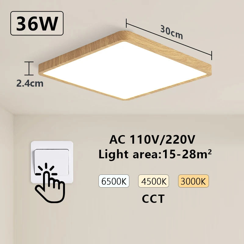 Smart LED Ceiling Lamp Voice Control Under 40 Characters