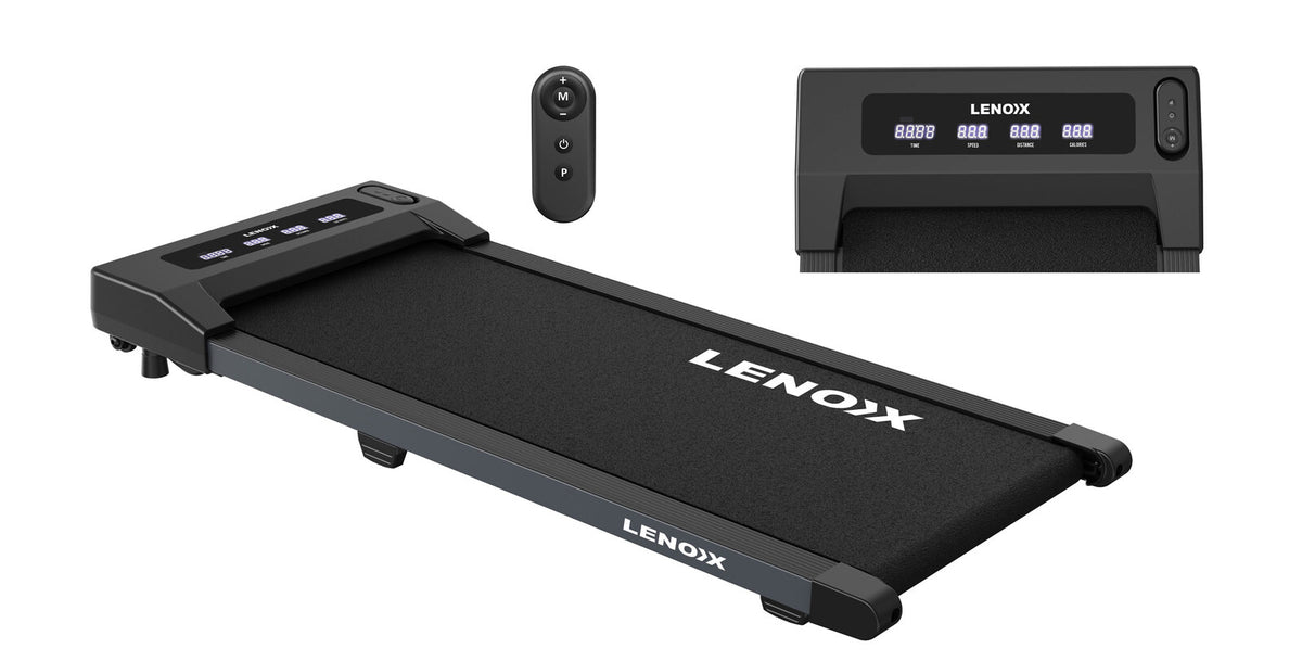 1.5 HP 52cm Electric Walking Pad Treadmill with Remote Control and Display Screen