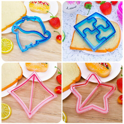 45 PCS Sandwich Cutter Kids DIY Toast Mold Bread Food Moulds Xmas Gift