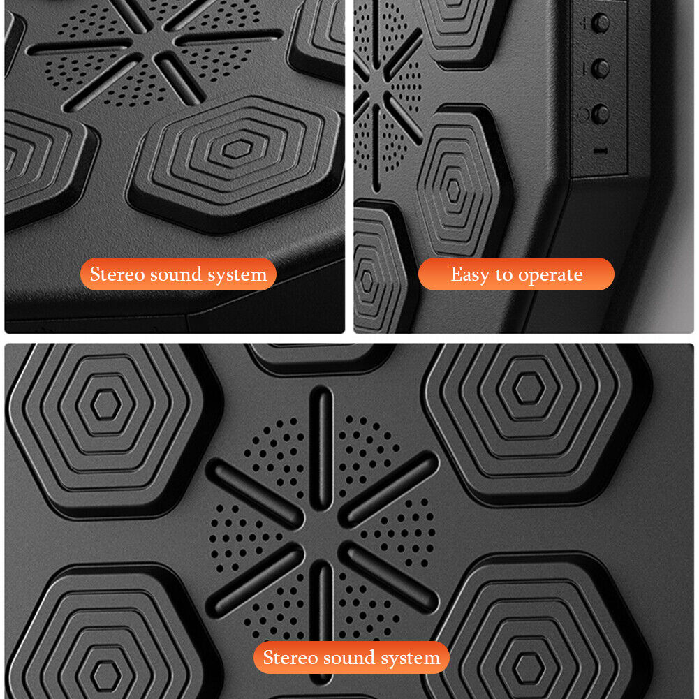 Electronic Music Boxing Wall Target Training Smart Wall Mounted Combat AU With Kids Gloves