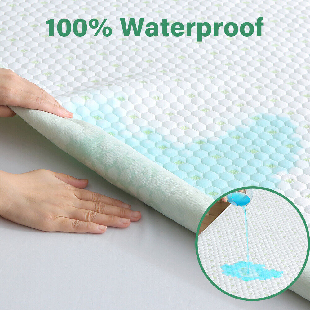 Mattress Protector Bamboo Cotton Mattress Cover Waterproof S Fitted Cover