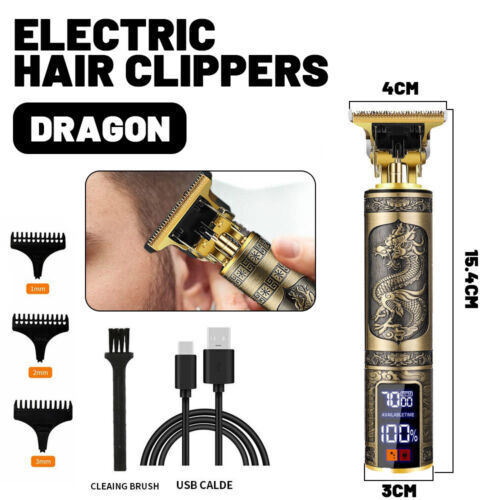 Professional Mens Hair Clippers Shaver Trimmers Machine Cordless Beard Electric