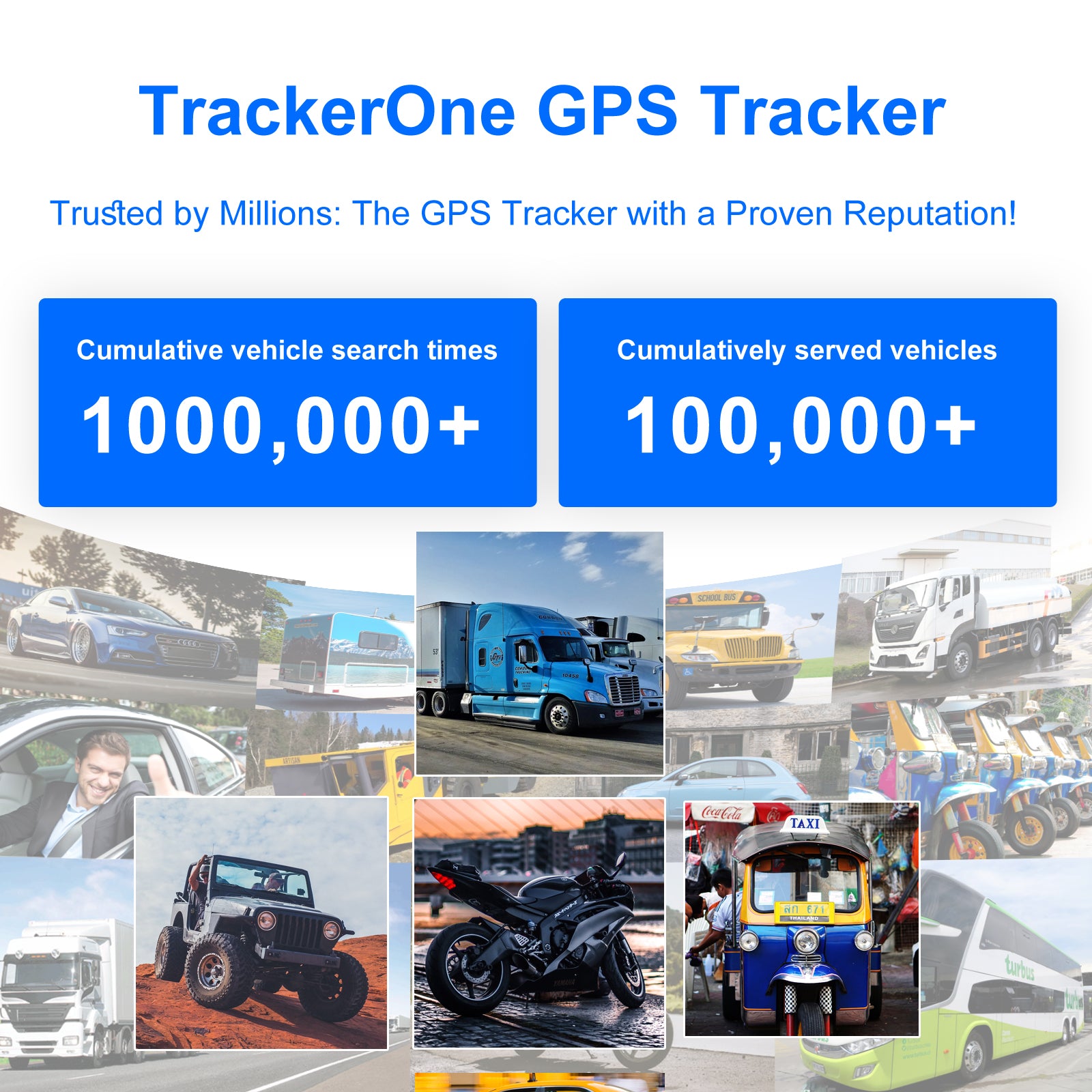 4G GPS Tracker for Car/Moto/Luggage - Waterproof, Real-time Tracking 30 Days Battery Life, Remote Control via Free Trial App.