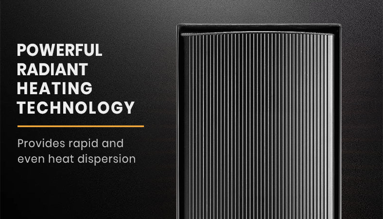 2 x BIO 2400W Outdoor Strip Heater, Radiant Electric Slimline Heat Bar Panel, 10A Plug