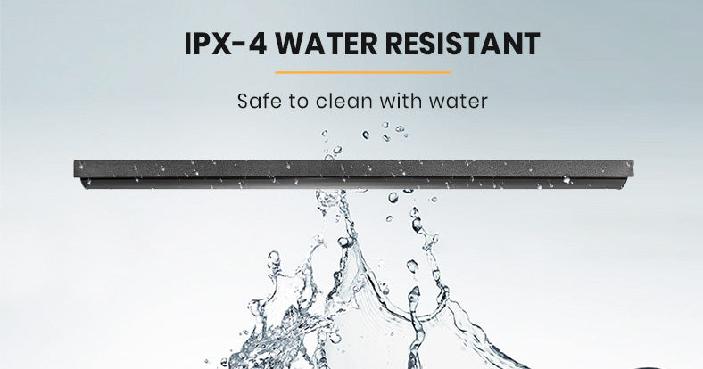 2 x BIO 2400W Outdoor Strip Heater, Radiant Electric Slimline Heat Bar Panel, 10A Plug