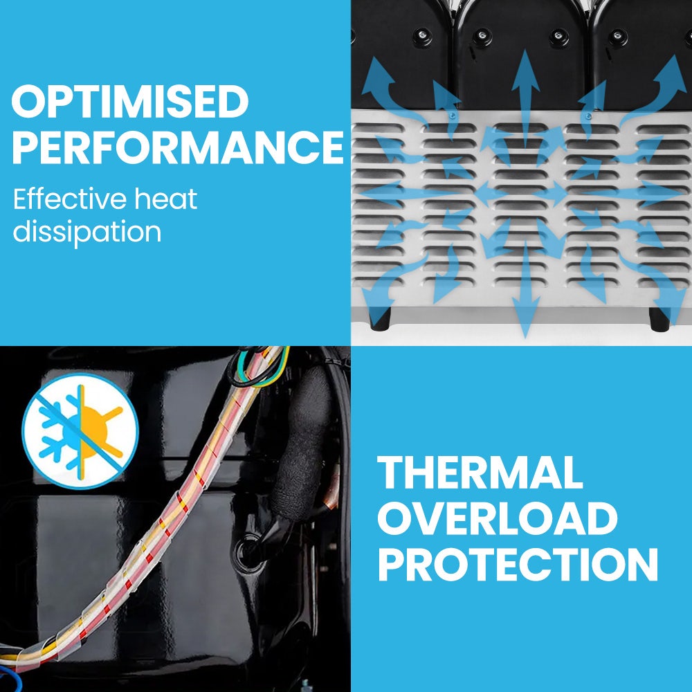 POLYCOOL 36L Slushie Machine Granita Commercial Slush Slurpee Maker Slushy Juice