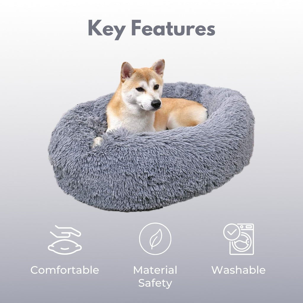 Floofi Pet Bed 80cm (Multi-colour) - PT-PB-143-RN