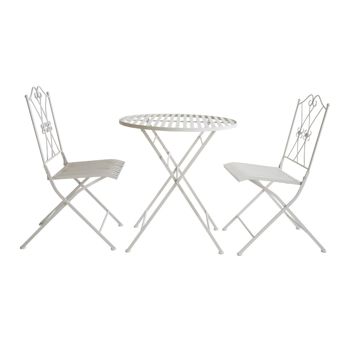 Oliveira Outdoor Dining Set White