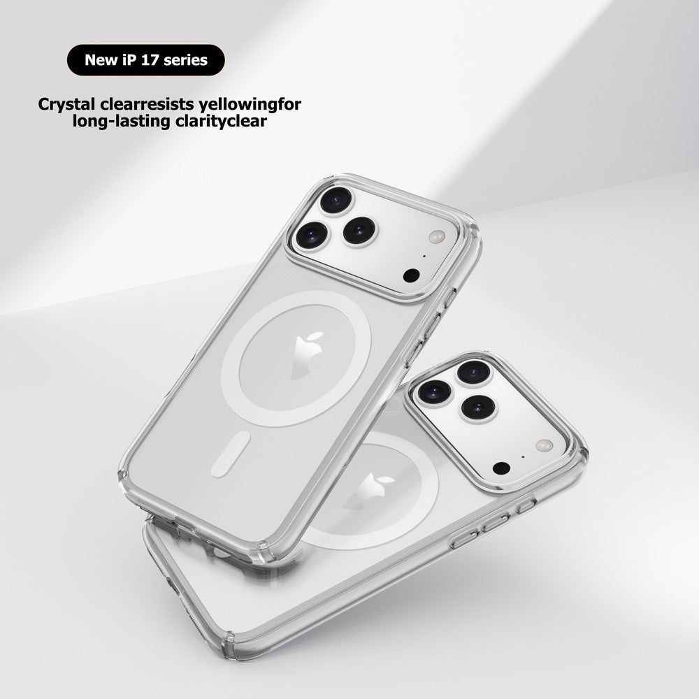 UTIA Ultimake Shockproof Transparent Case Cover With Magnetic Ring for iPhone 17