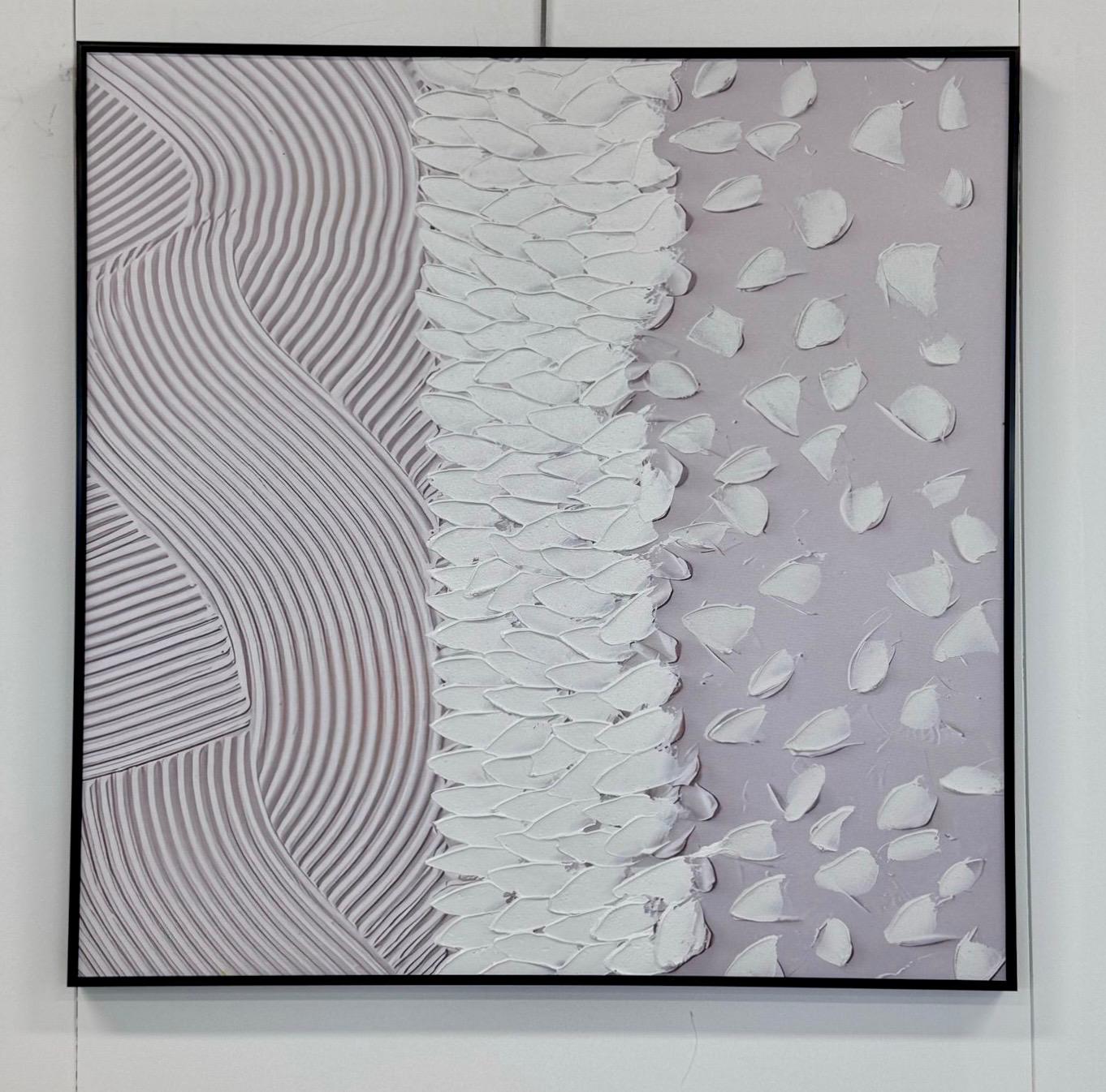 Nordic Square Framed Canvas Wall Art - Small