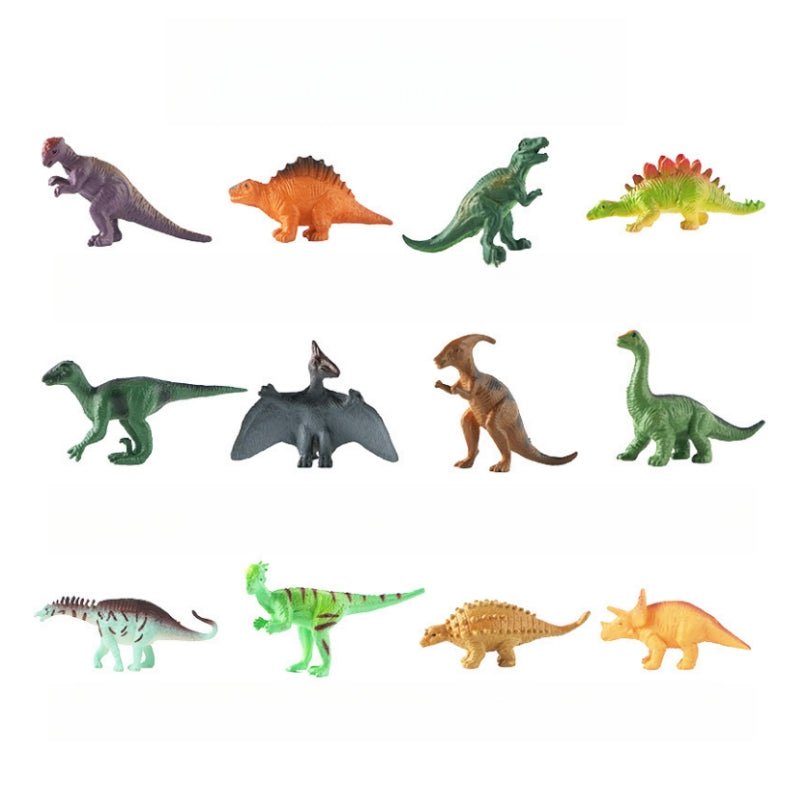 12 PCs of Mini simulated Animals Assorted Action Figures Toys - Jungle animals: 12 PCs