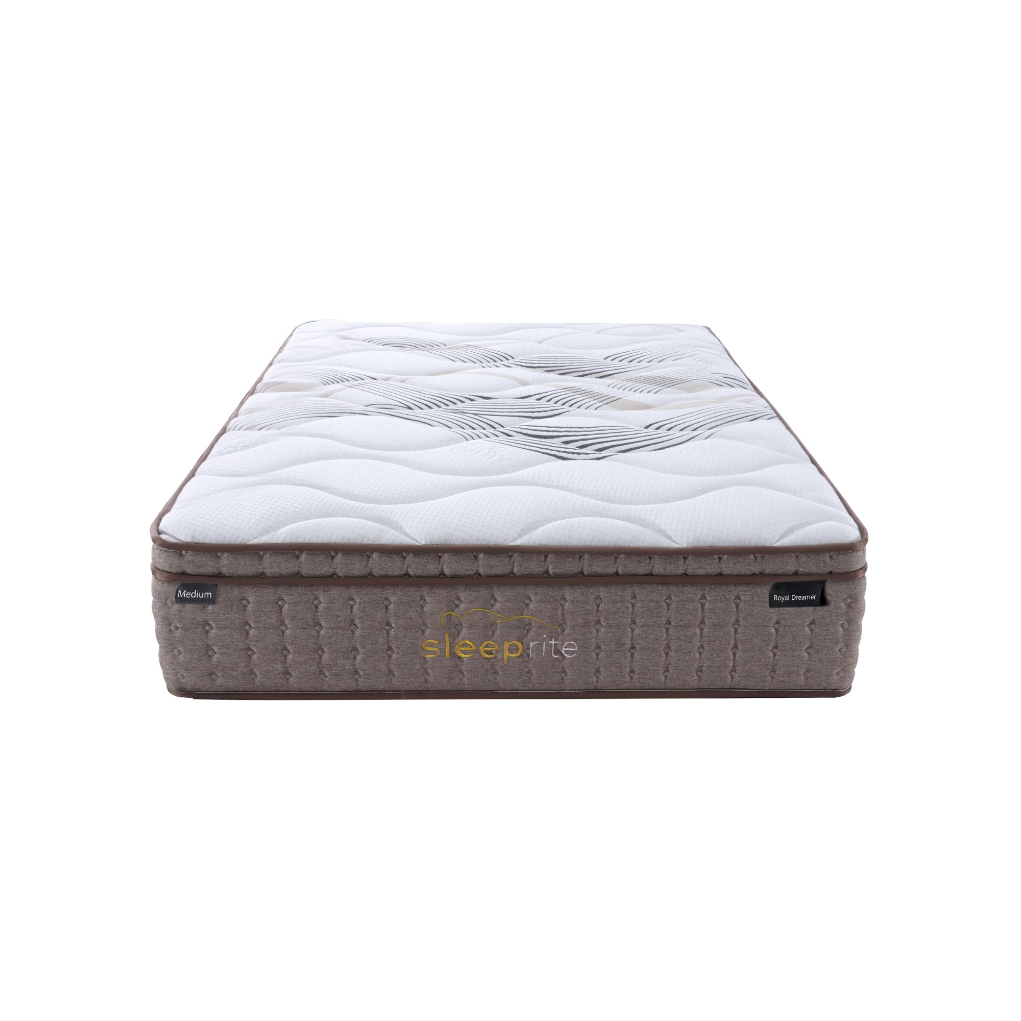 Royale Dreamer Medium Mattress 30cm Luxury Top 7 Zones Pocket Spring - Double