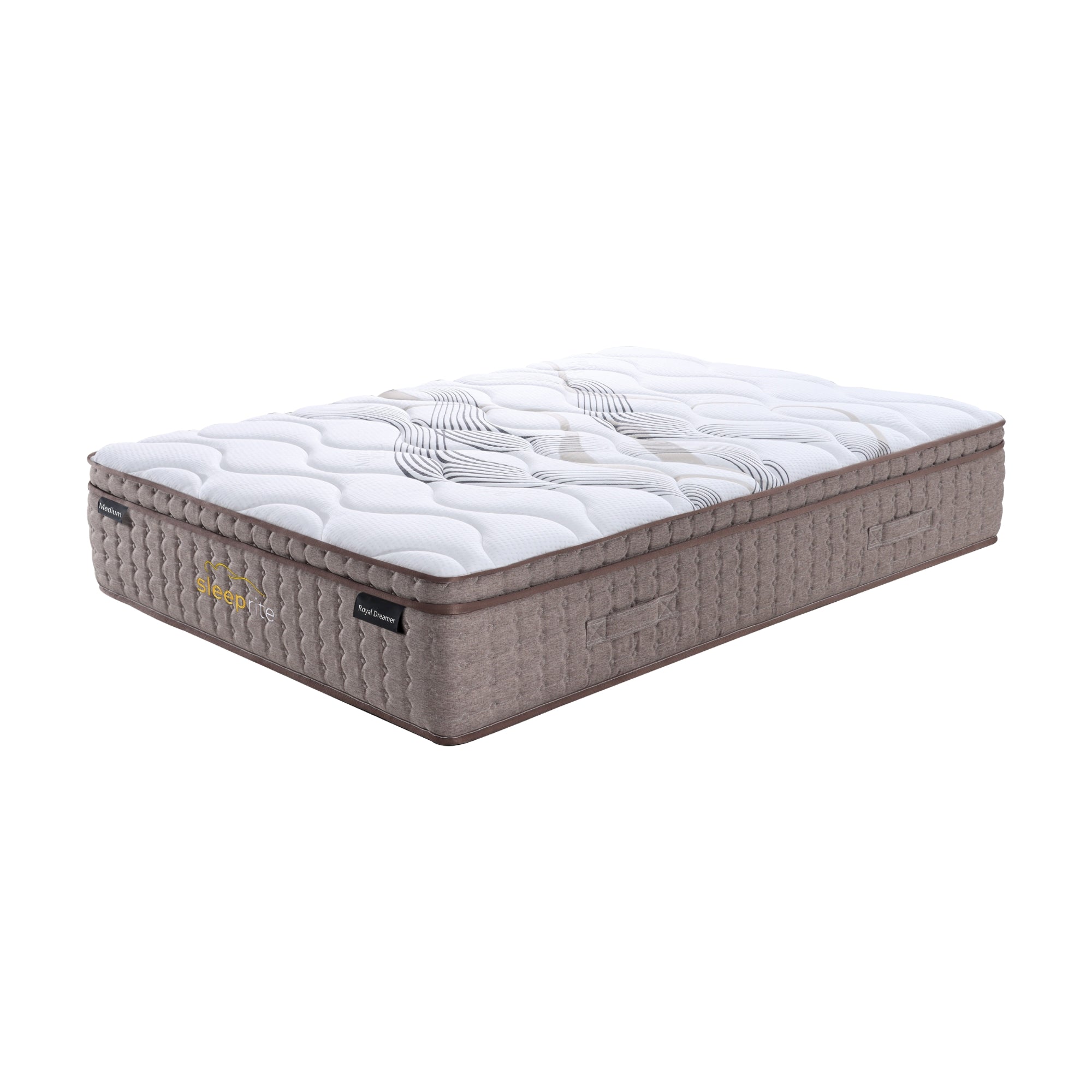 Royale Dreamer Medium Mattress 30cm Luxury Top 7 Zones Pocket Spring - Double