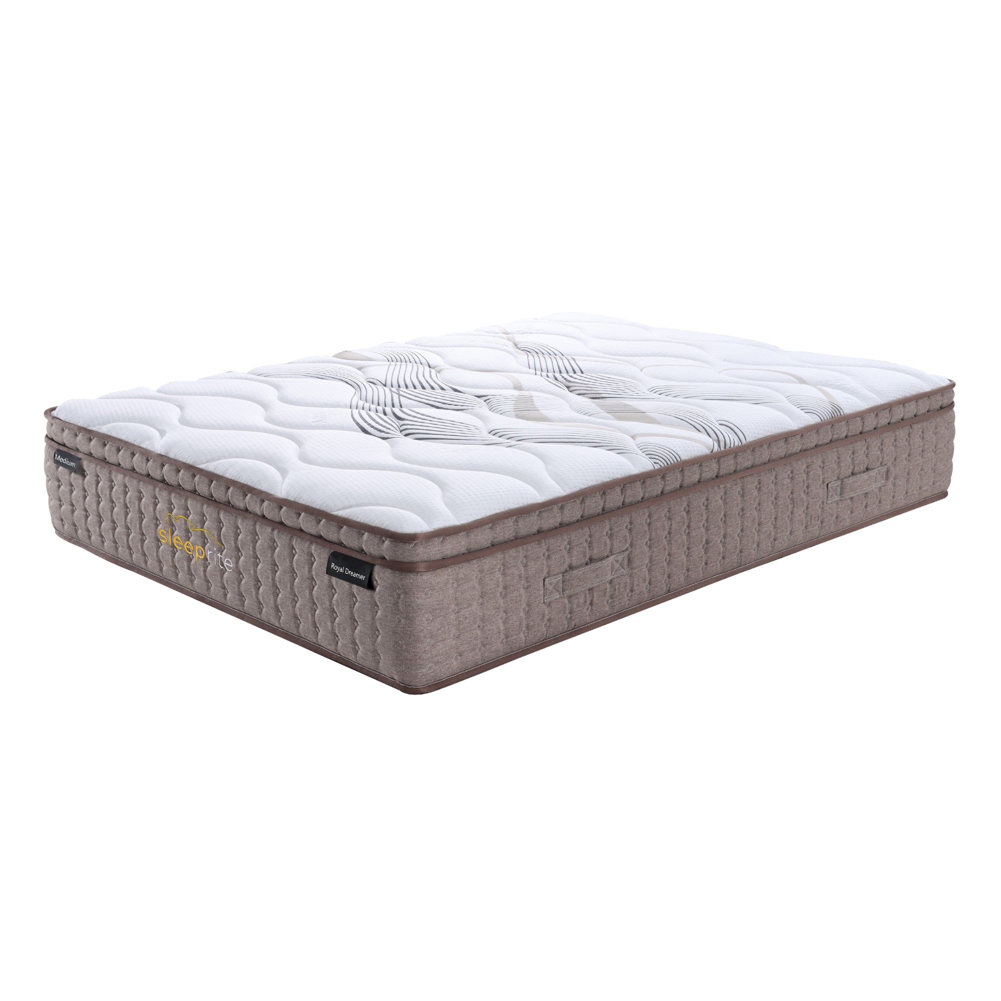 Royale Dreamer Medium Mattress 30cm Luxury Top 7 Zones Pocket Spring - Queen